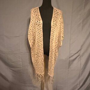 BEAUTIFUL Heavy Knit Crochet Tunic Size S/M